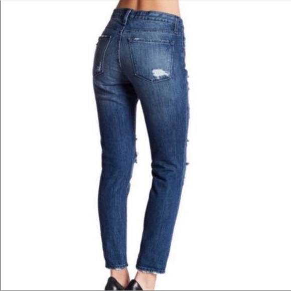 Big Star Distressed Skinny Jeans Billie Slim Slouch - Size 30 / 12 - Picture 2 of 12